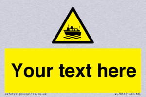 Custom warning ferries crossing vessels